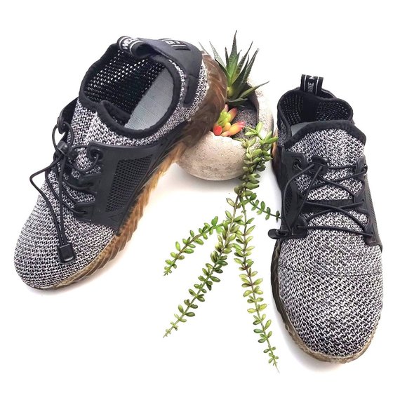 adidas | Shoes | Adidas Weltmarke Mit Den 3 Stripes Black White Steel Toe  Safety Shoes Size 39 | Poshmark